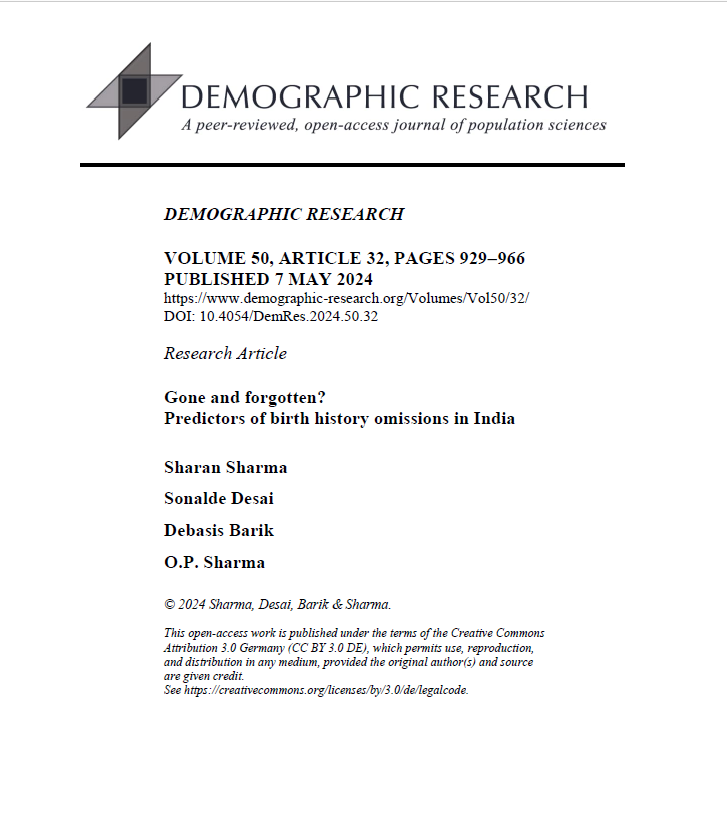 Gone and forgotten? Predictors of birth history omissions in India