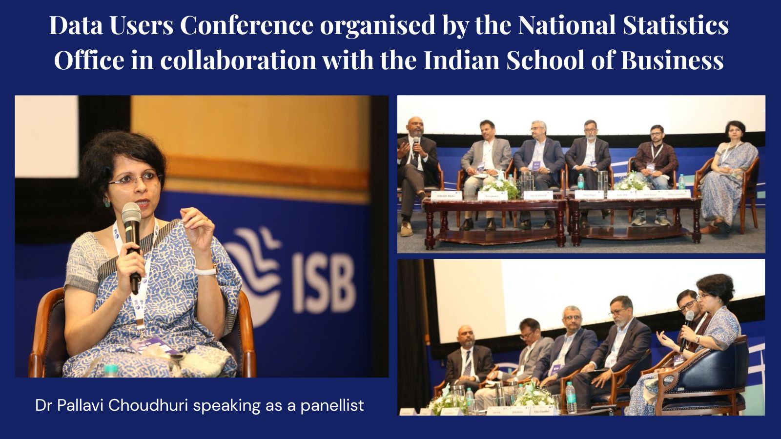 NSO Data Users Conference: Dr Pallavi served as a panelist